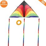 11 Foot Rainbow Delta Kite Masters Package