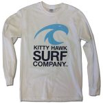 Kitty Hawk Surf Co. Logo Mens Long Sleeve Tee
