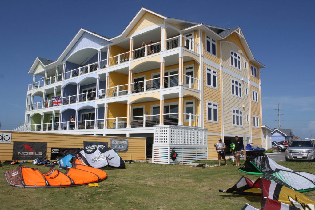 Kiteboarding expo at Waves Village Resort