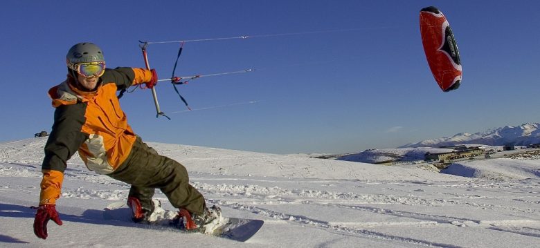 Snow Kiting