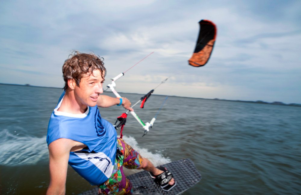 Kiteboarding Sunset