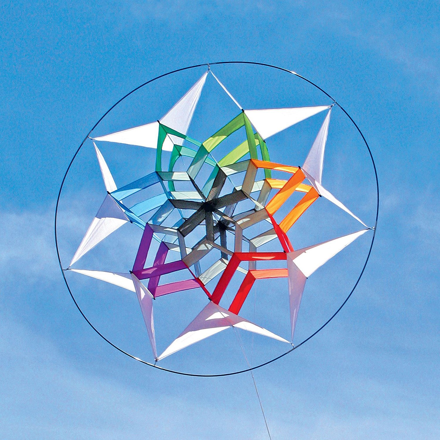 Rainbow box kite