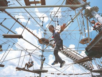 Kitty Hawk Kites Adventure Tower Ropes Course