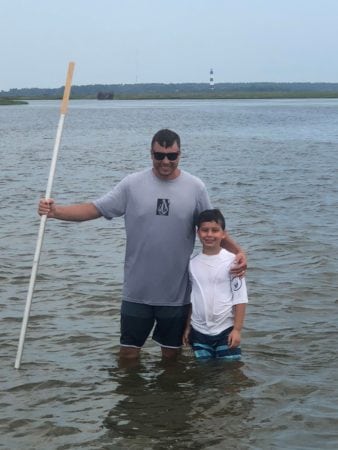 obxpontoonman lwilson003 338x450 - Inshore Excursions: Crabbing, Fishing & Island Exploration