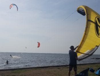 Kiteboarding Kite Launch