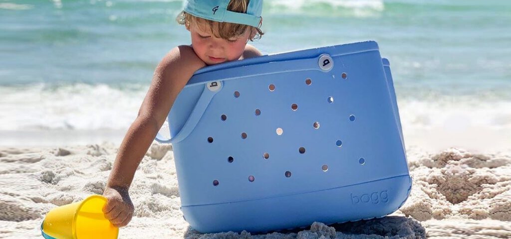 Beach Bogg bag in Carolina blue