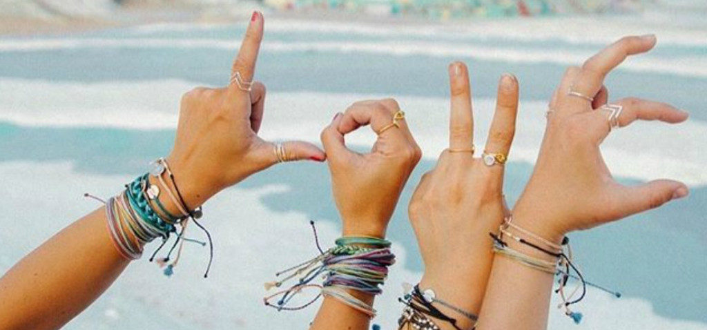 Pura Vida Love bracelets